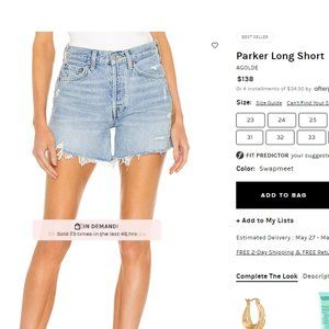 Agolde Parker Long Short
